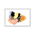 Picture of Watercolor with Orange _GroupedProduct_Rectangle_Landscape_Framed_Matted_