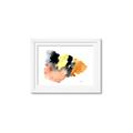 Picture of Watercolor with Orange _GroupedProduct_Rectangle_Landscape_Framed_Matted_
