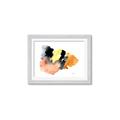 Picture of Watercolor with Orange _GroupedProduct_Rectangle_Landscape_Framed_Matted_