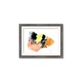 Picture of Watercolor with Orange _GroupedProduct_Rectangle_Landscape_Framed_Matted_