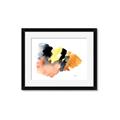 Picture of Watercolor with Orange _GroupedProduct_Rectangle_Landscape_Framed_Matted_