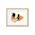 Picture of Watercolor with Orange _GroupedProduct_Rectangle_Landscape_Framed_Matted_