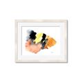 Picture of Watercolor with Orange _GroupedProduct_Rectangle_Landscape_Framed_Matted_