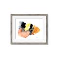 Picture of Watercolor with Orange _GroupedProduct_Rectangle_Landscape_Framed_Matted_
