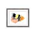 Picture of Watercolor with Orange _GroupedProduct_Rectangle_Landscape_Framed_Matted_