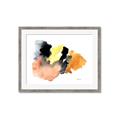 Picture of Watercolor with Orange _GroupedProduct_Rectangle_Landscape_Framed_Matted_
