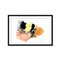 Picture of Watercolor with Orange _GroupedProduct_Rectangle_Landscape_Framed_Matted_