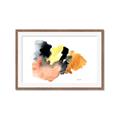 Picture of Watercolor with Orange _GroupedProduct_Rectangle_Landscape_Framed_Matted_