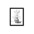 Picture of Hand Drawn Vase _GroupedProduct_Rectangle_Portrait_Framed_Matted_