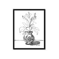Picture of Hand Drawn Vase _GroupedProduct_Rectangle_Portrait_Framed_Matted_