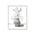 Picture of Hand Drawn Vase _GroupedProduct_Rectangle_Portrait_Framed_Matted_