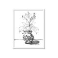 Picture of Hand Drawn Vase _GroupedProduct_Rectangle_Portrait_Framed_Matted_