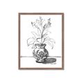 Picture of Hand Drawn Vase _GroupedProduct_Rectangle_Portrait_Framed_Matted_