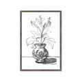 Picture of Hand Drawn Vase _GroupedProduct_Rectangle_Portrait_Framed_Matted_