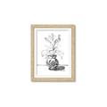 Picture of Hand Drawn Vase _GroupedProduct_Rectangle_Portrait_Framed_Matted_