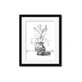 Picture of Hand Drawn Vase _GroupedProduct_Rectangle_Portrait_Framed_Matted_