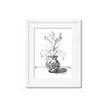 Picture of Hand Drawn Vase _GroupedProduct_Rectangle_Portrait_Framed_Matted_