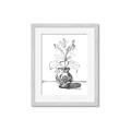 Picture of Hand Drawn Vase _GroupedProduct_Rectangle_Portrait_Framed_Matted_