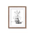 Picture of Hand Drawn Vase _GroupedProduct_Rectangle_Portrait_Framed_Matted_