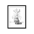 Picture of Hand Drawn Vase _GroupedProduct_Rectangle_Portrait_Framed_Matted_