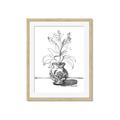 Picture of Hand Drawn Vase _GroupedProduct_Rectangle_Portrait_Framed_Matted_