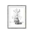 Picture of Hand Drawn Vase _GroupedProduct_Rectangle_Portrait_Framed_Matted_