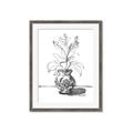 Picture of Hand Drawn Vase _GroupedProduct_Rectangle_Portrait_Framed_Matted_