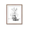 Picture of Hand Drawn Vase _GroupedProduct_Rectangle_Portrait_Framed_Matted_