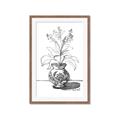 Picture of Hand Drawn Vase _GroupedProduct_Rectangle_Portrait_Framed_Matted_