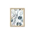Picture of Dainty Bloom Gray I  _GroupedProduct_Rectangle_Portrait_Framed_Matted_