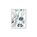 Picture of Dainty Bloom Gray I  _GroupedProduct_Rectangle_Portrait_Framed_Matted_