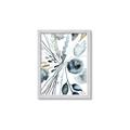 Picture of Dainty Bloom Gray I  _GroupedProduct_Rectangle_Portrait_Framed_Matted_