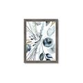 Picture of Dainty Bloom Gray I  _GroupedProduct_Rectangle_Portrait_Framed_Matted_