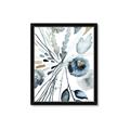Picture of Dainty Bloom Gray I  _GroupedProduct_Rectangle_Portrait_Framed_Matted_