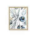Picture of Dainty Bloom Gray I  _GroupedProduct_Rectangle_Portrait_Framed_Matted_