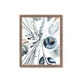 Picture of Dainty Bloom Gray I  _GroupedProduct_Rectangle_Portrait_Framed_Matted_