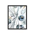 Picture of Dainty Bloom Gray I  _GroupedProduct_Rectangle_Portrait_Framed_Matted_