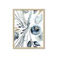Picture of Dainty Bloom Gray I  _GroupedProduct_Rectangle_Portrait_Framed_Matted_
