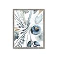 Picture of Dainty Bloom Gray I  _GroupedProduct_Rectangle_Portrait_Framed_Matted_