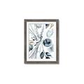 Picture of Dainty Bloom Gray I  _GroupedProduct_Rectangle_Portrait_Framed_Matted_