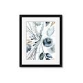 Picture of Dainty Bloom Gray I  _GroupedProduct_Rectangle_Portrait_Framed_Matted_