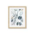 Picture of Dainty Bloom Gray I  _GroupedProduct_Rectangle_Portrait_Framed_Matted_
