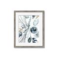 Picture of Dainty Bloom Gray I  _GroupedProduct_Rectangle_Portrait_Framed_Matted_