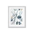 Picture of Dainty Bloom Gray I  _GroupedProduct_Rectangle_Portrait_Framed_Matted_
