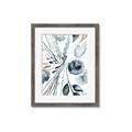 Picture of Dainty Bloom Gray I  _GroupedProduct_Rectangle_Portrait_Framed_Matted_
