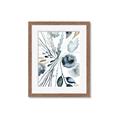 Picture of Dainty Bloom Gray I  _GroupedProduct_Rectangle_Portrait_Framed_Matted_