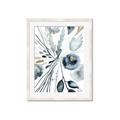 Picture of Dainty Bloom Gray I  _GroupedProduct_Rectangle_Portrait_Framed_Matted_