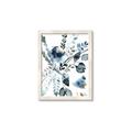 Picture of Dainty Bloom Gray II  _GroupedProduct_Rectangle_Portrait_Framed_Matted_