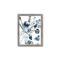 Picture of Dainty Bloom Gray II  _GroupedProduct_Rectangle_Portrait_Framed_Matted_