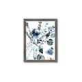 Picture of Dainty Bloom Gray II  _GroupedProduct_Rectangle_Portrait_Framed_Matted_